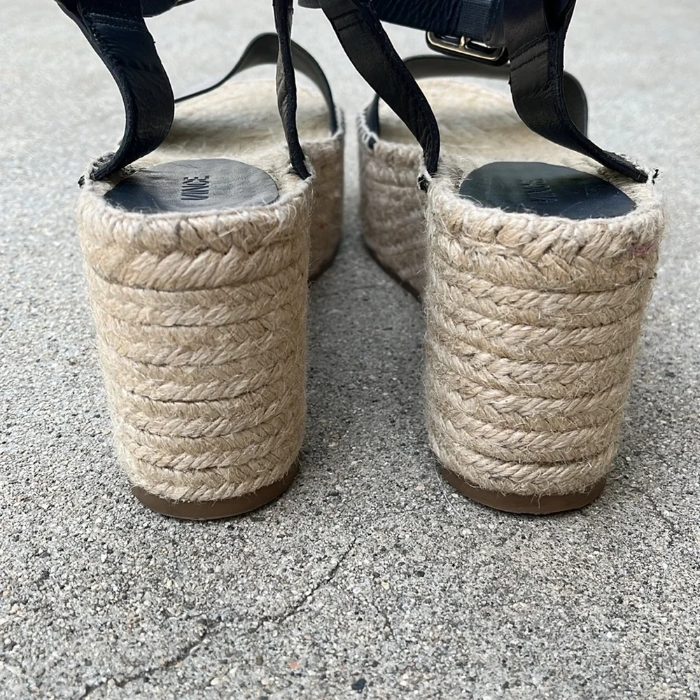 Vince Abby Leather Espadrille Sandal